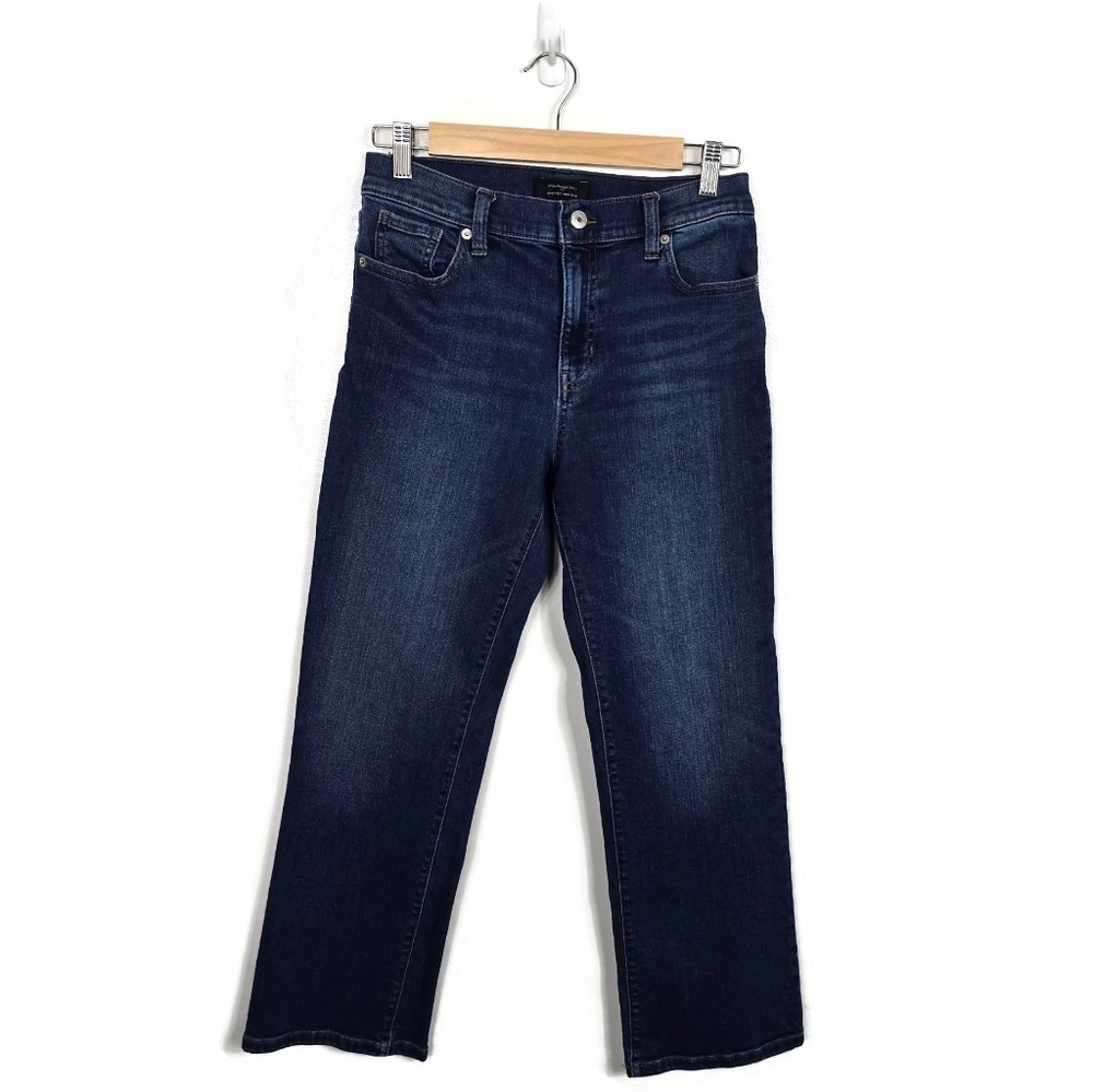 Banana Republic High Rise Bootcut Stretch Jeans Dark Indigo Wash Size 26